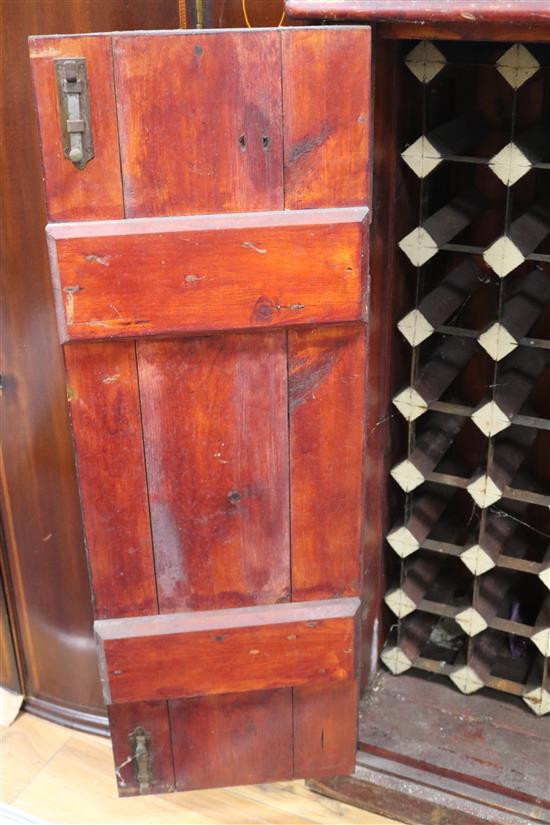 A wine cupboard, W.71cm